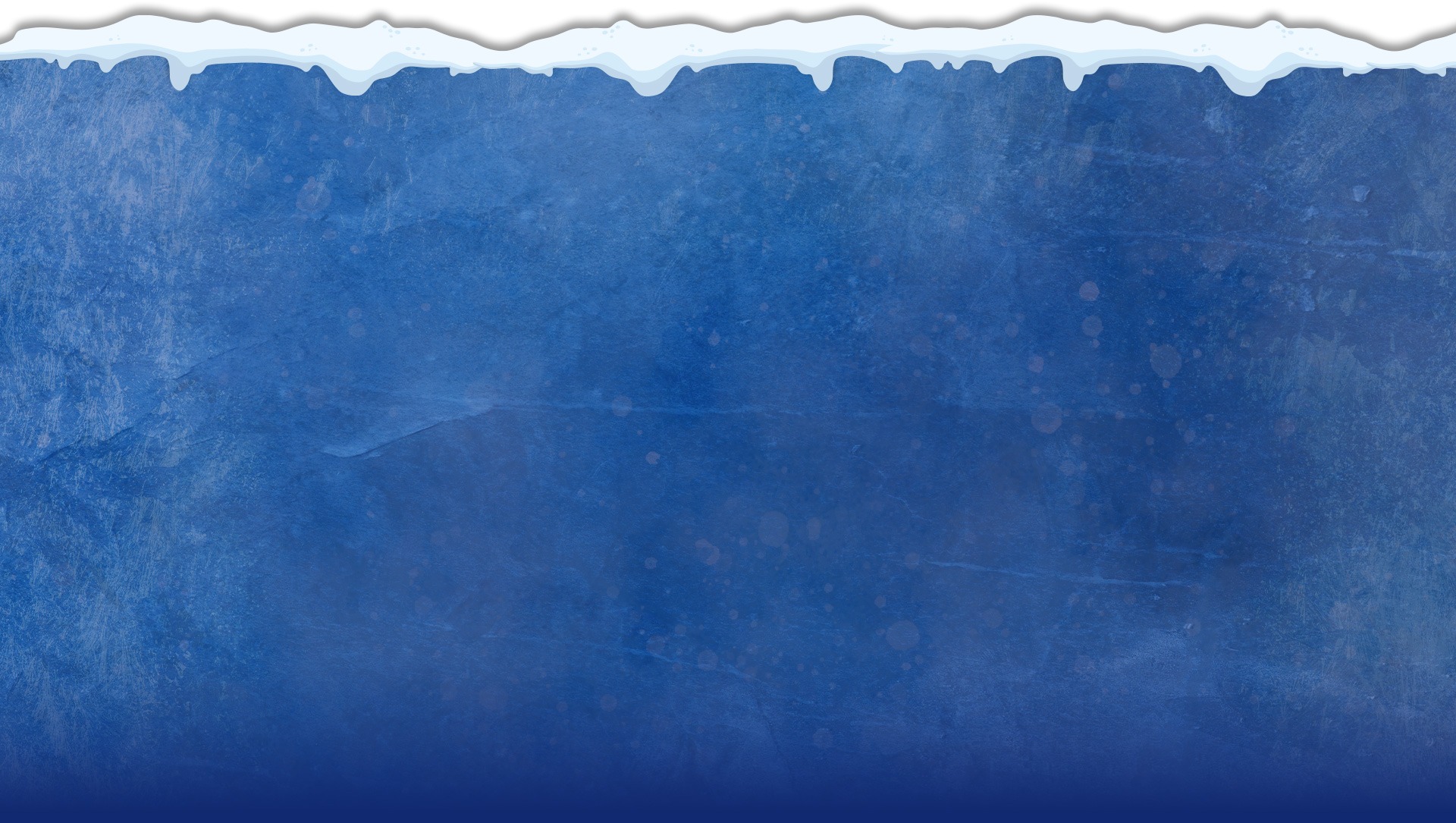 Abstract blue watercolor texture with a white frosted top edge